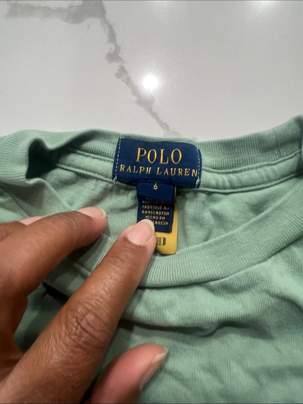 Polo by Ralph Lauren Kids Pink Graphic Polo Tee - Picture 5 of 8